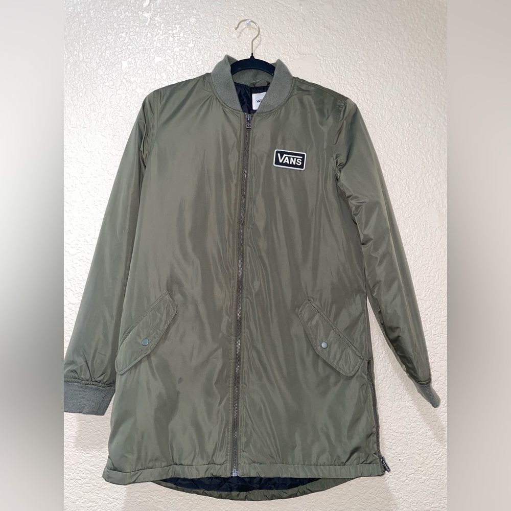 Vans Khaki Green Bomber Jacket